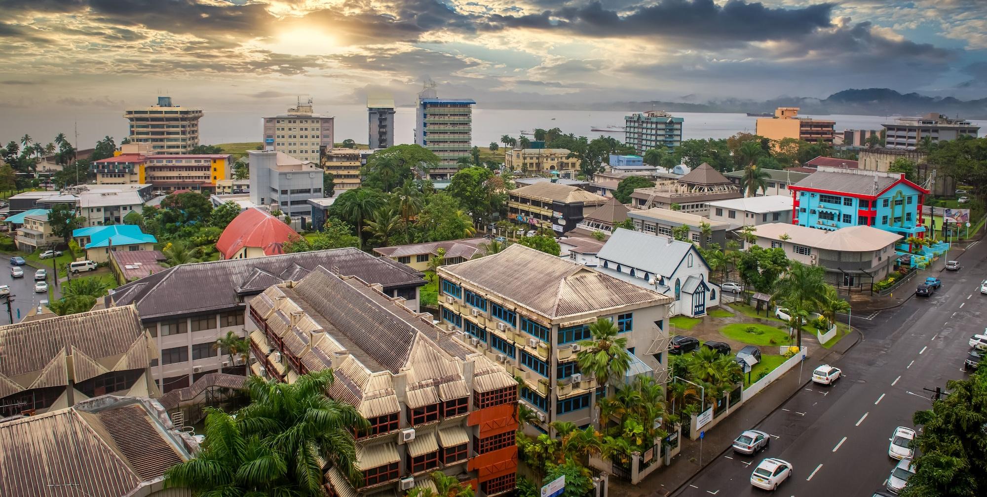 Tanoa Plaza Hotel Suva Exterior foto